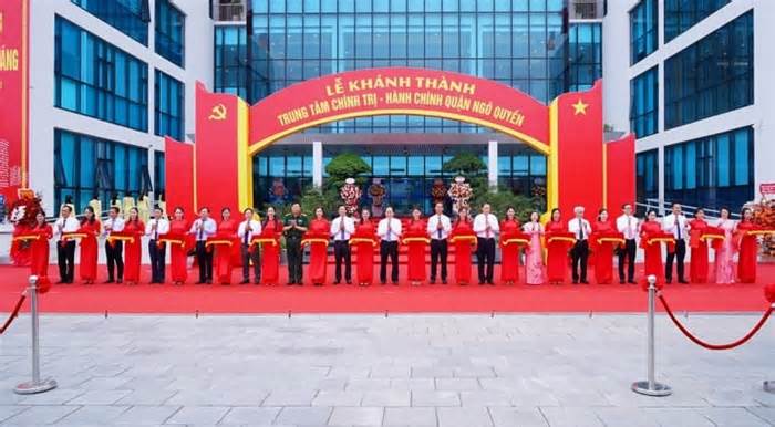 Hải Phòng: Khánh thành Trung tâm Chính trị - Hành chính quận Ngô Quyền