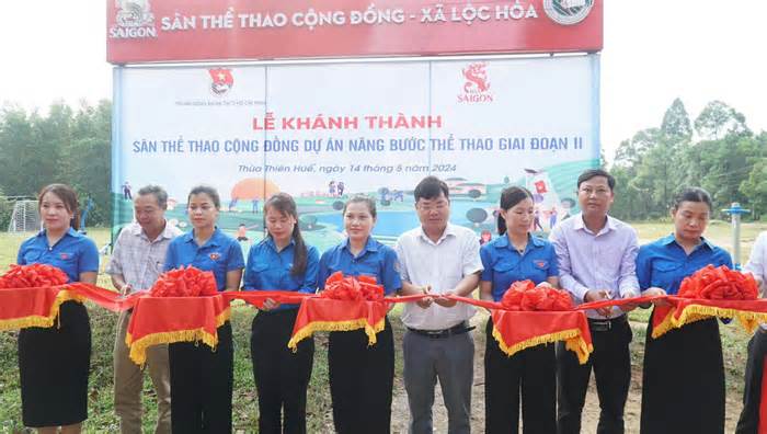 Khánh thành công trình thanh niên phục vụ hoạt động thể thao cộng đồng tại Thừa Thiên-Huế