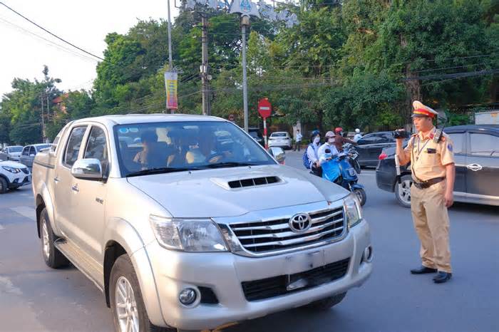 Công an Thái Nguyên lập 9 tổ chuyên đề xử lý vi phạm về giao thông