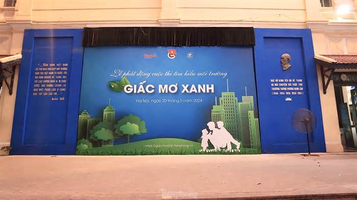 Sẵn sàng cho lễ phát động cuộc thi 'Giấc mơ xanh'