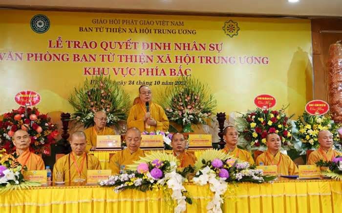 Giáo hội Phật giáo bổ nhiệm nhân sự để tăng cường hoạt động từ thiện