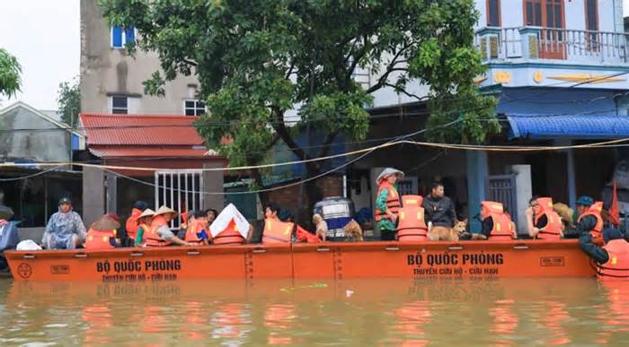 Hà Nội: Di dời 226 hộ dân ở Quốc Oai ra khỏi khu vực ngập sâu