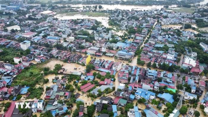 Thái Nguyên: Mưa lũ làm hơn 8.000ha lúa, hoa màu và cây ăn quả bị thiệt hại