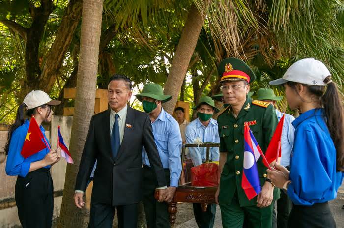 Quảng Bình: Truy điệu và an táng 19 hài cốt liệt sĩ hi sinh tại Lào