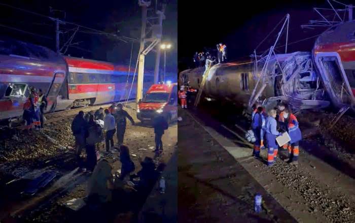 Hai đoàn tàu cao tốc đâm nhau, ít nhất 21 người thiệt mạng