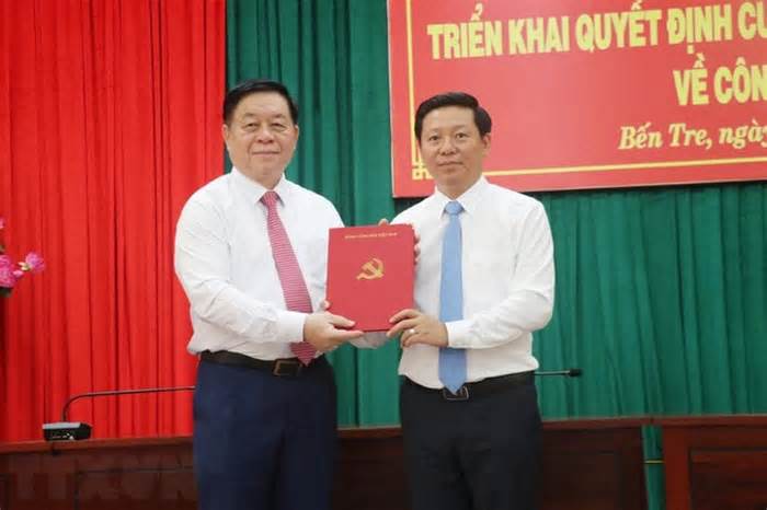Phó Trưởng Ban Tuyên giáo Trung ương Trần Thanh Lâm làm Phó Bí thư Bến Tre
