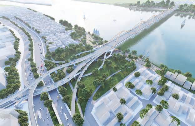 Hơn 2.700 tỉ đồng làm đường nối cầu Trần Hưng Đạo với đường Nguyễn Văn Linh