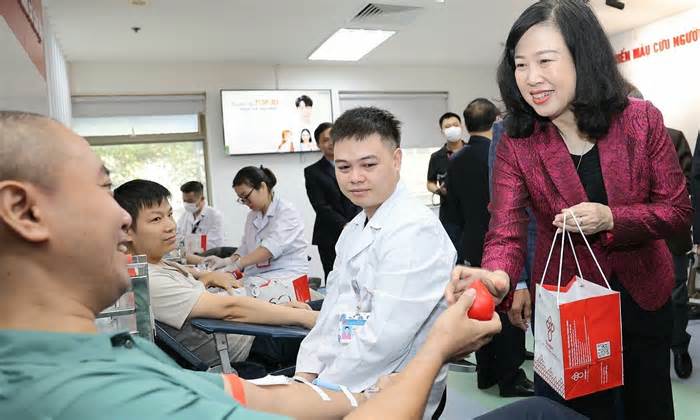 1,5% người Việt tham gia hiến máu tình nguyện
