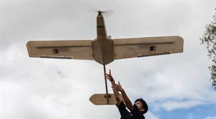 Drone tự chế xuất hiện trong giao tranh ở Myanmar