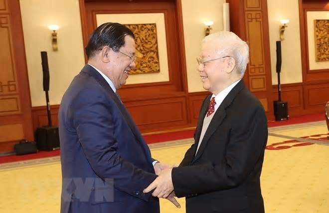 Tổng Bí thư nhấn mạnh ý nghĩa chiến lược của quan hệ Việt Nam - Campuchia