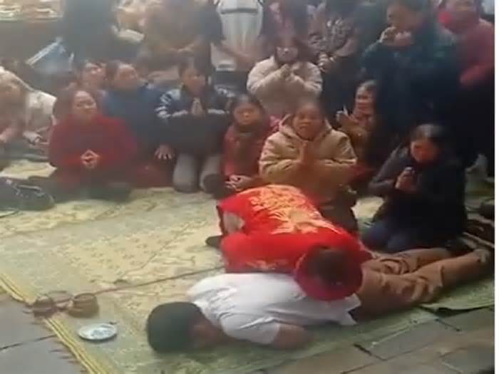 Xử lý người phụ nữ tổ chức hầu đồng, nhập 'thần hổ' ở chùa Hương Tích