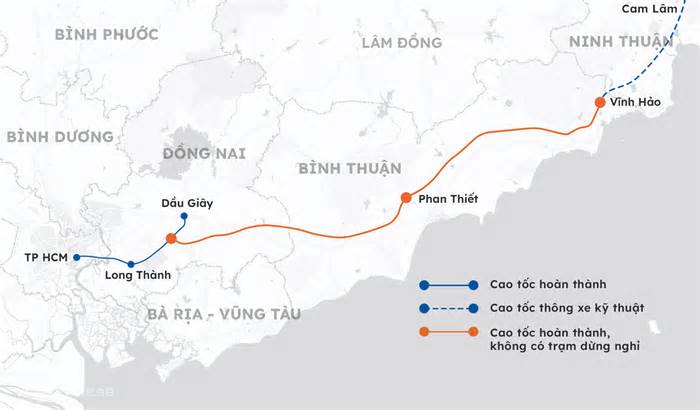 Gần 200 km cao tốc thiếu nhà vệ sinh