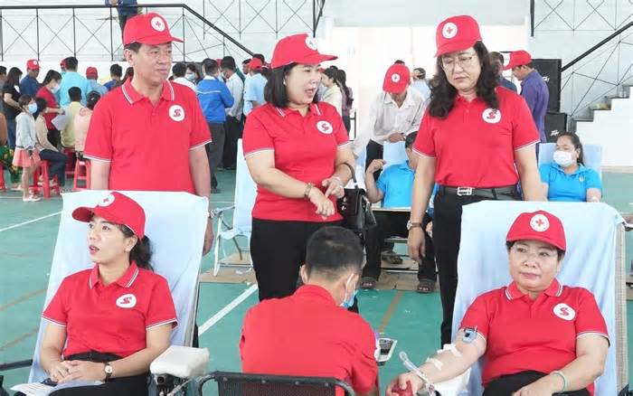350 đơn vị máu được tiếp nhận tại Ngày hội hiến máu ở Sóc Trăng