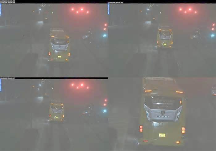 Phạt nguội 1 xe khách vượt đèn đỏ và ôtô con chạy quá tốc độ 2 lần/ngày