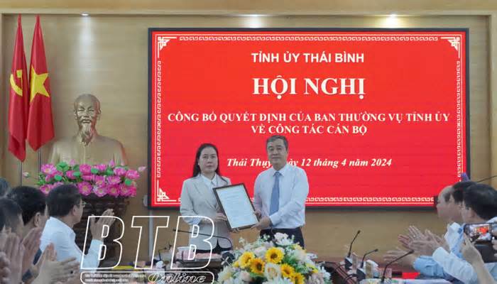 Phó Chủ tịch UBND tỉnh Thái Bình làm Bí thư huyện ủy