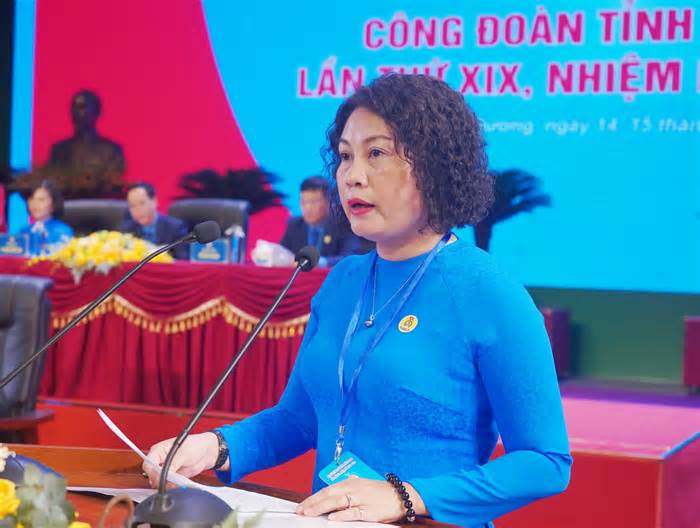 Bà Ngô Thị Thanh Hoà tái đắc cử Chủ tịch LĐLĐ tỉnh Hải Dương khoá XIX