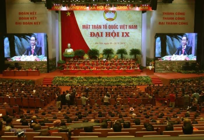 Đại hội đại biểu toàn quốc MTTQ Việt Nam lần thứ X tổ chức trong tháng 10/2024
