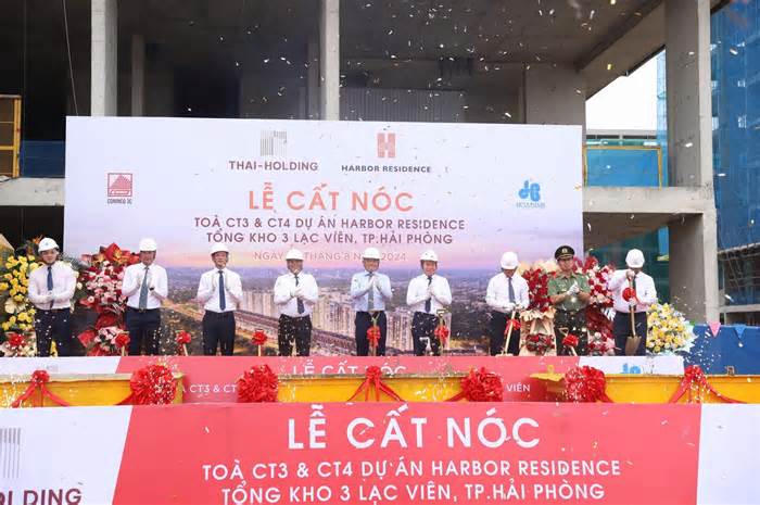 Cất nóc 2 toà chung cư NƠXH ở vị trí đắc địa Hải Phòng