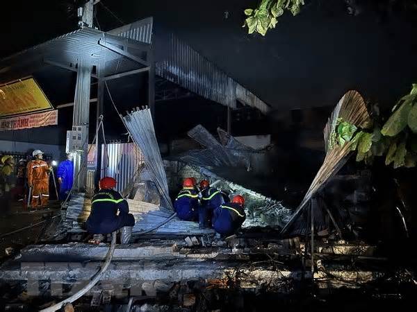 Vụ cháy tiệm sửa xe ở Phan Thiết: Thêm một cháu bé tử vong