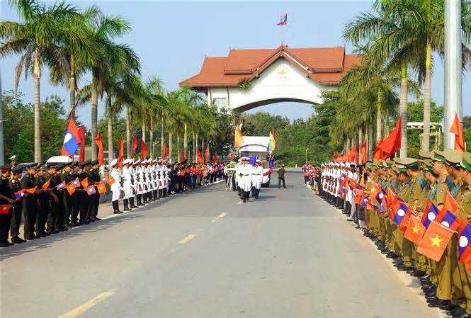 Quảng Trị đón nhận 9 hài cốt liệt sỹ hy sinh tại nước bạn Lào