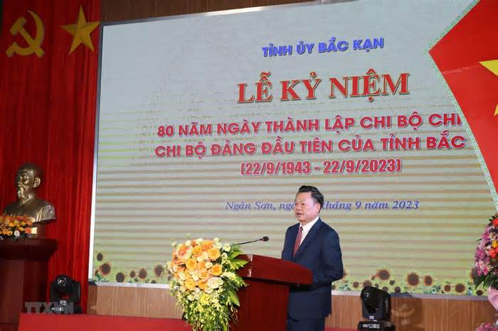 Kỷ niệm 80 năm Ngày thành lập Chi bộ Đảng đầu tiên của tỉnh Bắc Kạn