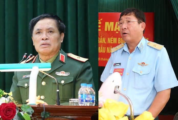 Thiếu tướng Bùi Anh Chung và Thiếu tướng Trần Văn Kình nghỉ hưu