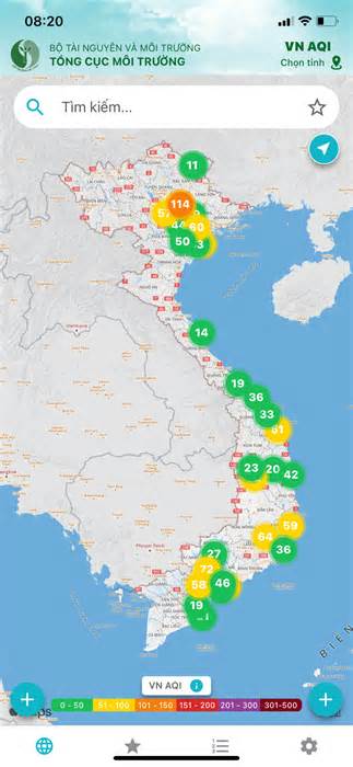 Tình hình không khí ngày 1/2: Sắc xanh phủ khắp cả nước