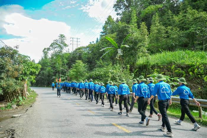 Sinh viên Đại học Công đoàn với mùa hè xanh nhiệt huyết tại Cao Bằng
