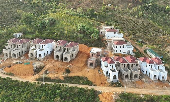 22 biệt thự xây không phép trên đồi ở Lâm Đồng
