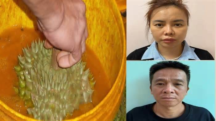 Hai đối tượng buôn lậu hơn 7.000 sản phẩm thuốc nhúng quả sầu riêng