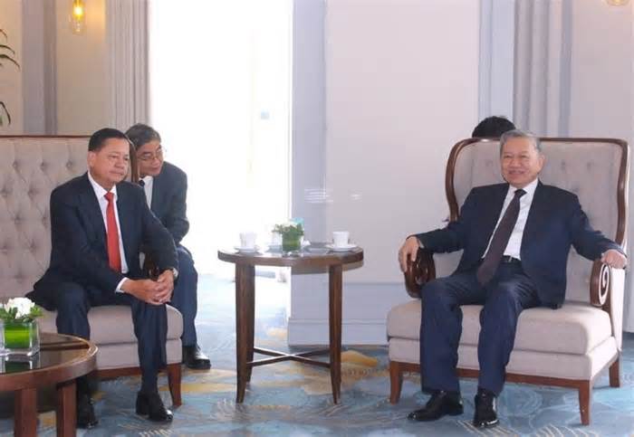 Bộ trưởng Tô Lâm tiếp Phó Thủ tướng thứ nhất Vương quốc Campuchia