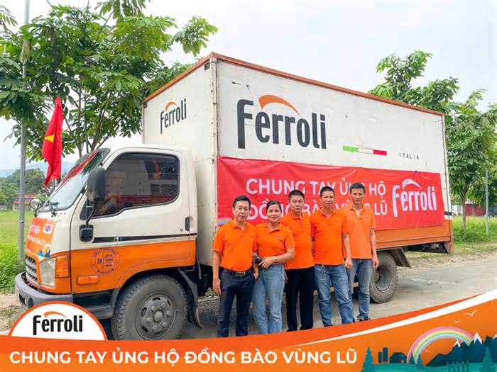 Ferroli đồng hành cùng VOV hỗ trợ bà con vùng bão lũ tái thiết cuộc sống