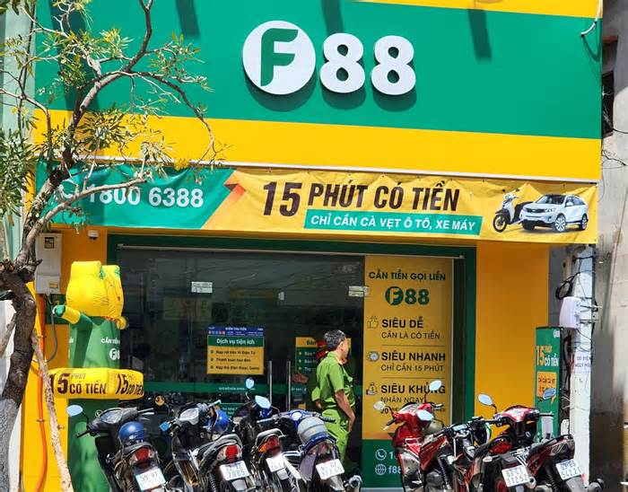 Công an kiểm tra 13 địa điểm kinh doanh của F88 tại Tiền Giang