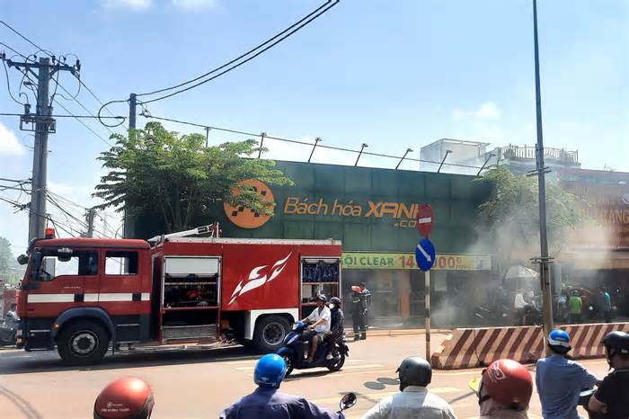 Làm rõ nguyên nhân vụ cháy cửa hàng Bách hóa Xanh ở Bà Rịa - Vũng Tàu