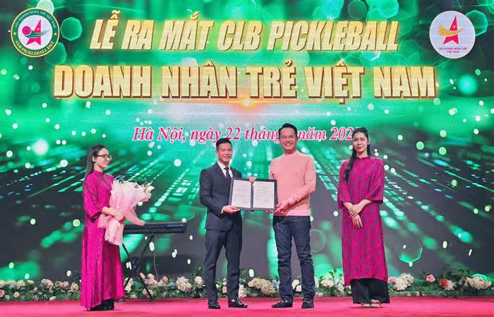 Ra mắt câu lạc bộ Pickleball Doanh nhân trẻ Việt Nam