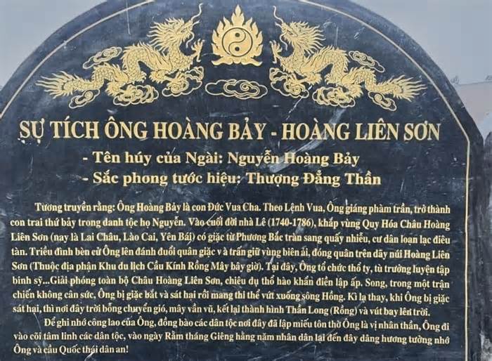 Thông tin bất ngờ vụ 'mọc' thêm Đền ông Hoàng Bảy trong Khu du lịch ở Lai Châu