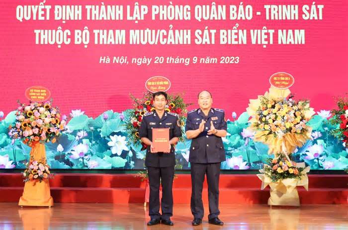 Cảnh sát biển Việt Nam ra mắt Phòng Quân báo - Trinh sát