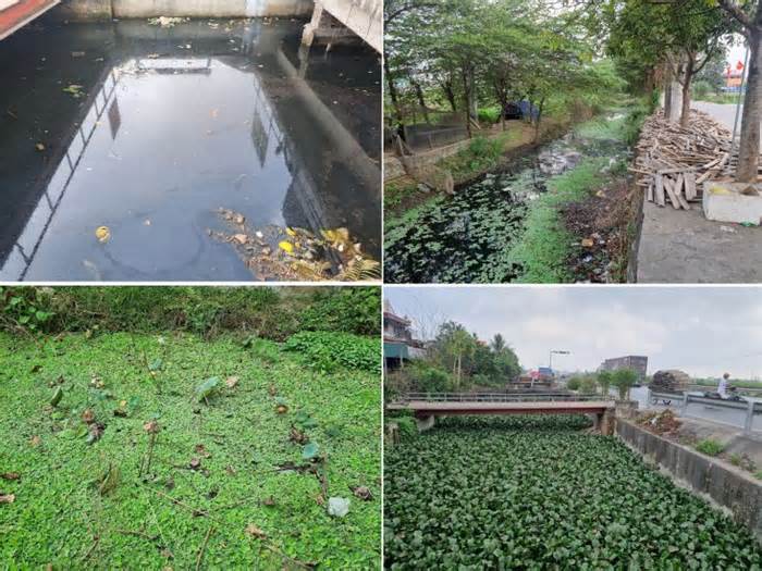 Ô nhiễm kênh mương nghiêm trọng tại làng nghề ở Nam Định