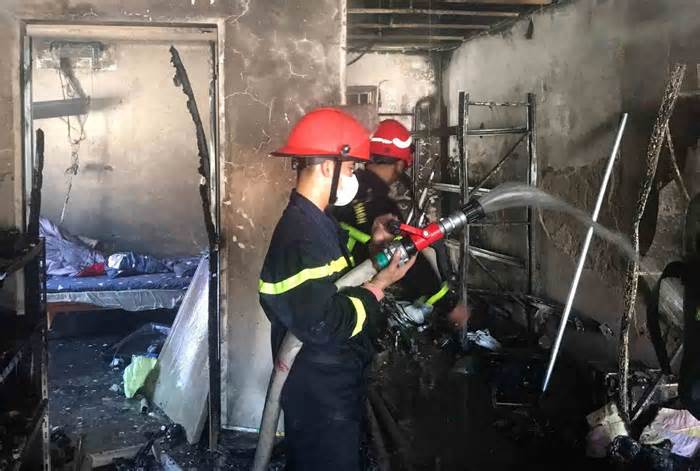 Điều tra nguyên nhân vụ cháy tại khu chung cư Hoàng Huy Hải Phòng