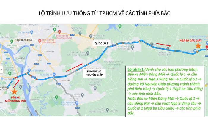 Hướng dẫn lộ trình đi các tỉnh thành tránh kẹt xe dịp Tết