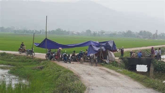 Thanh Hóa: Người dân dựng lều phản đối thi công dự án khu dân cư