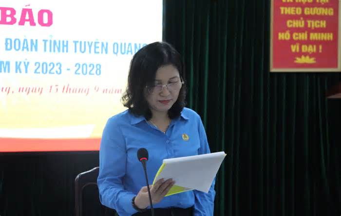 Hơn 300 đại biểu tham dự Đại hội Công đoàn tỉnh Tuyên Quang lần thứ XVII