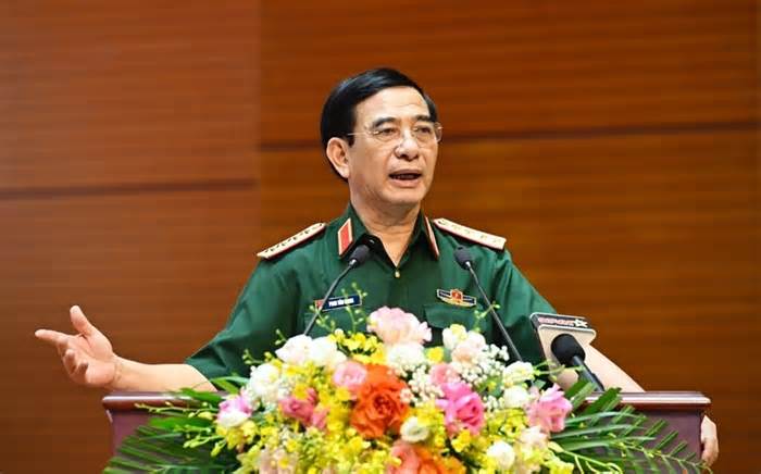 Đại tướng Phan Văn Giang chúc mừng 60 năm Học viện Phòng không - Không quân