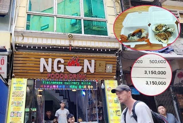 Xử phạt quán ăn Ngon trên phố Tạ Hiện bị tố “chặt chém” khách hàng