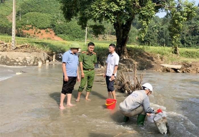 Tuyên Quang xét nghiệm nước gấp, nghi vỡ đập bùn thải ở Bắc Kạn