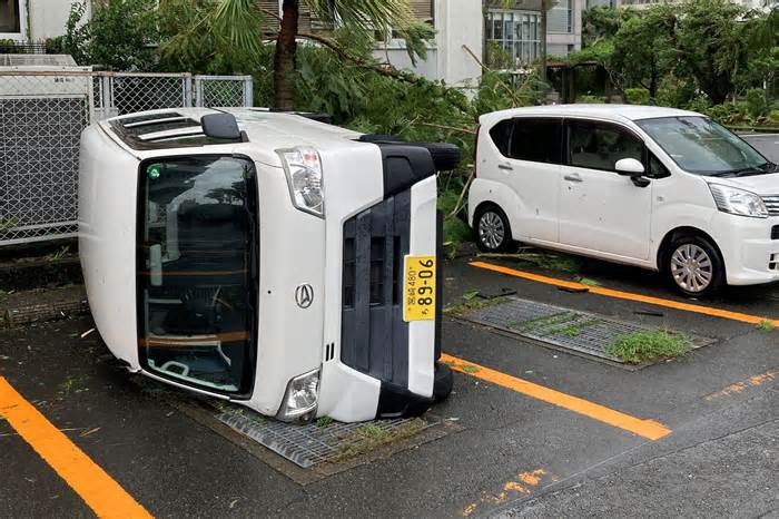 Bão Shanshan tấn công Nhật, 5 người chết