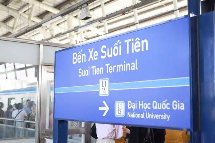 Bố trí xe điện tại ga cuối metro TPHCM phục vụ người dân viếng Nghĩa trang Liệt sĩ