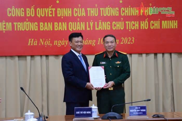 Đại tá Phạm Hải Trung làm Trưởng Ban Quản lý Lăng Chủ tịch Hồ Chí Minh