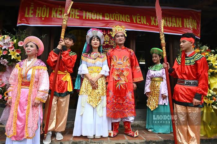 Hà Nội: Làng Đường Yên tổ chức lễ hội 'kén rể' cho Nữ tướng Lê Hoa