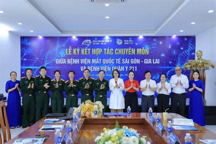 Bệnh viện Mắt quốc tế Sài Gòn - Gia Lai hợp tác chuyên môn